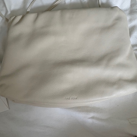 The row Elegant White Leather Shoulder Bag - Picture 2 of 6